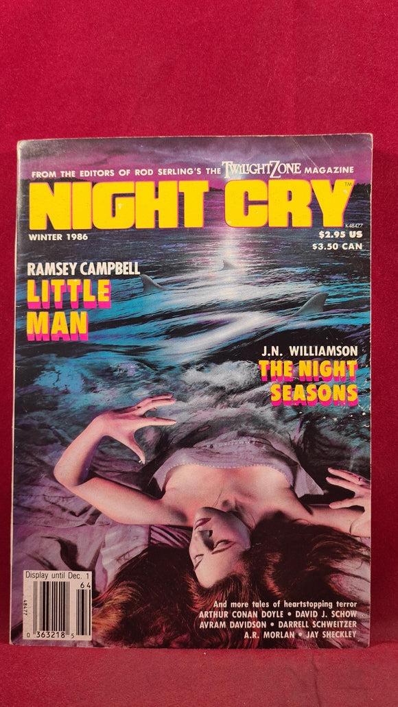 Night Cry - The Magazine Of Terror, Volume 2 Number 2 Winter 1986