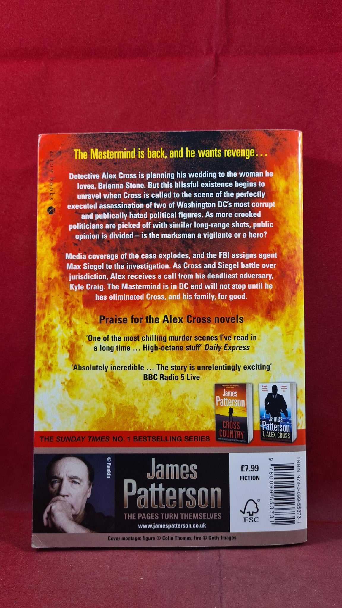 James Patterson - Cross Fire, Arrow Books, 2011, Paperbacks – Richard  Dalby's Library, image size:1152x2048