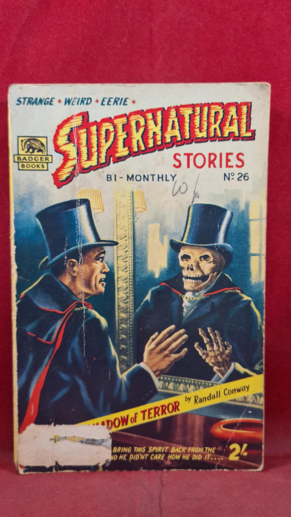 Supernatural Stories Number 26, Badger Books, Paperbacks