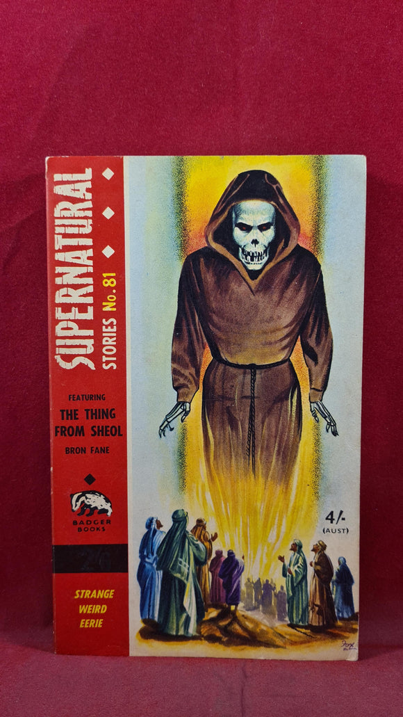 Supernatural Stories Number 81, Badger Books, Paperbacks