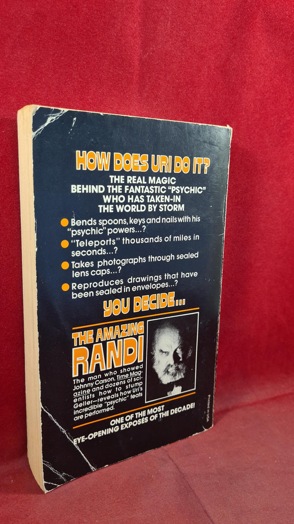 The Amazing Randi - The Magic of Uri Geller, Ballantine, First 1975 Pa ...