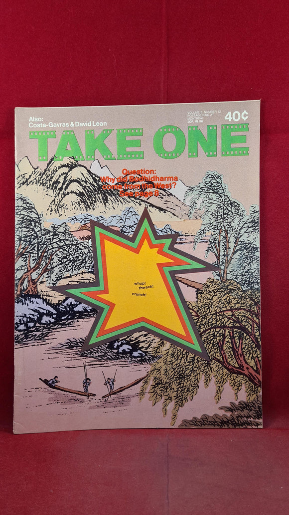 Take One Magazine Volume 3 Number 12 July-August 1972