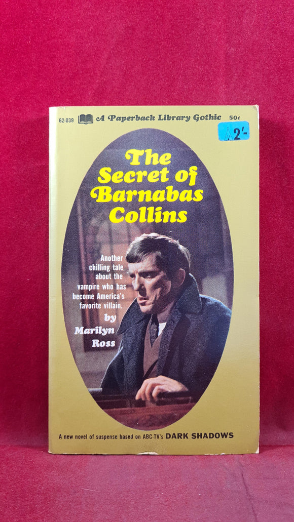 Marilyn Ross - The Secret of Barnabas Collins, Paperbacks Library, 1969