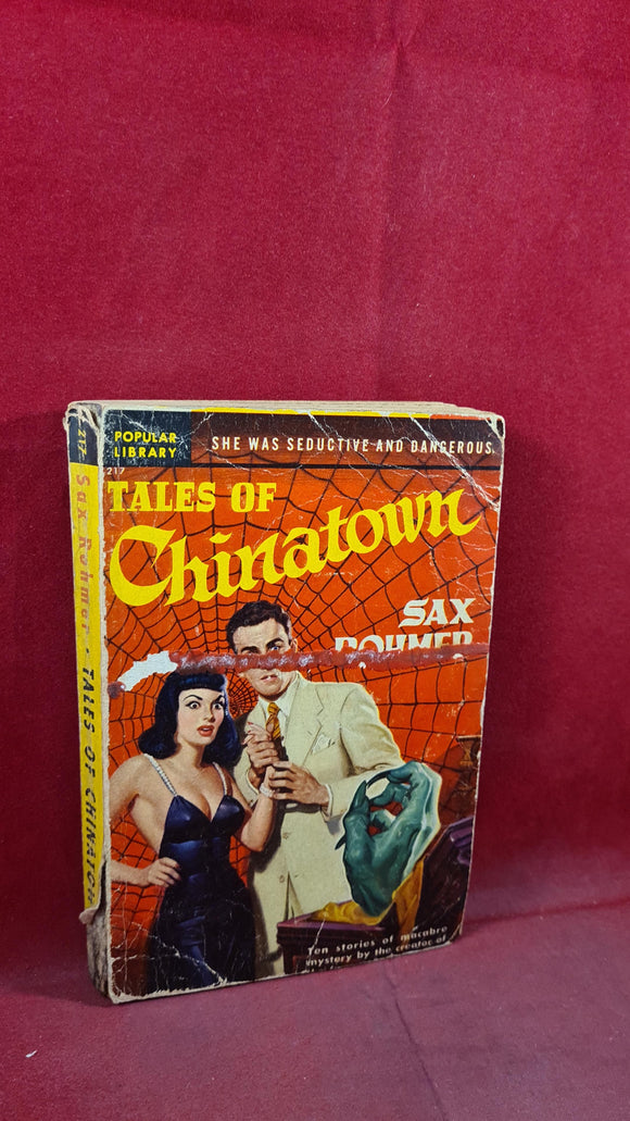 Sax Rohmer - Tales of Chinatown, Popular Library, 1950, Paperbacks