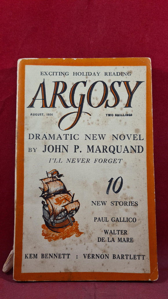 Argosy Volume XVII Number 8 August 1956