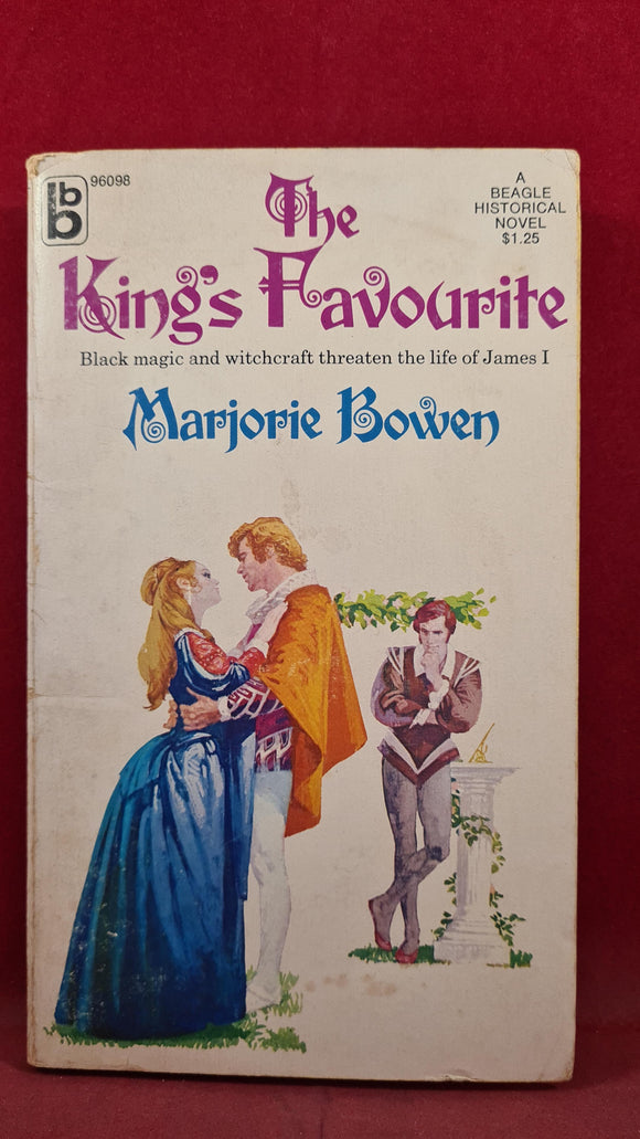Marjorie Bowen - The King's Favourite, Beagle Books, 1971, First US Paperbacks
