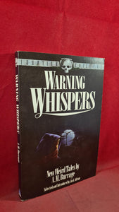 A M Burrage-Warning Whispers, Equation, 1988, 1st Edition, Inscribed, Signed, Paperbacks