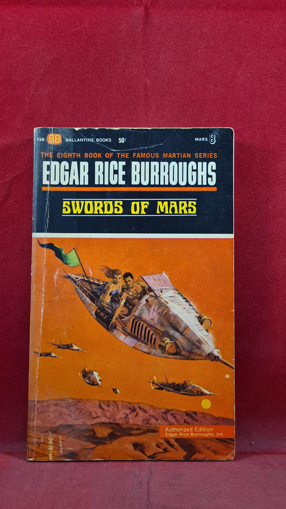 Edgar Rice Burroughs - Swords of Mars, Ballantine Books, First Printing 1963, Paperbacks