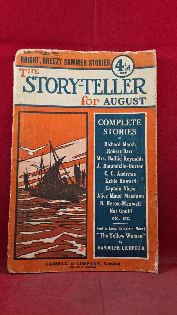 Richard Marsh & Mrs Baillie Reynolds - The Story-Teller for August 1909, Paperbacks
