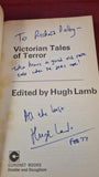 Hugh Lamb - Victorian Tales of Terror, Coronet, 1976, Inscribed, Signed, Paperbacks