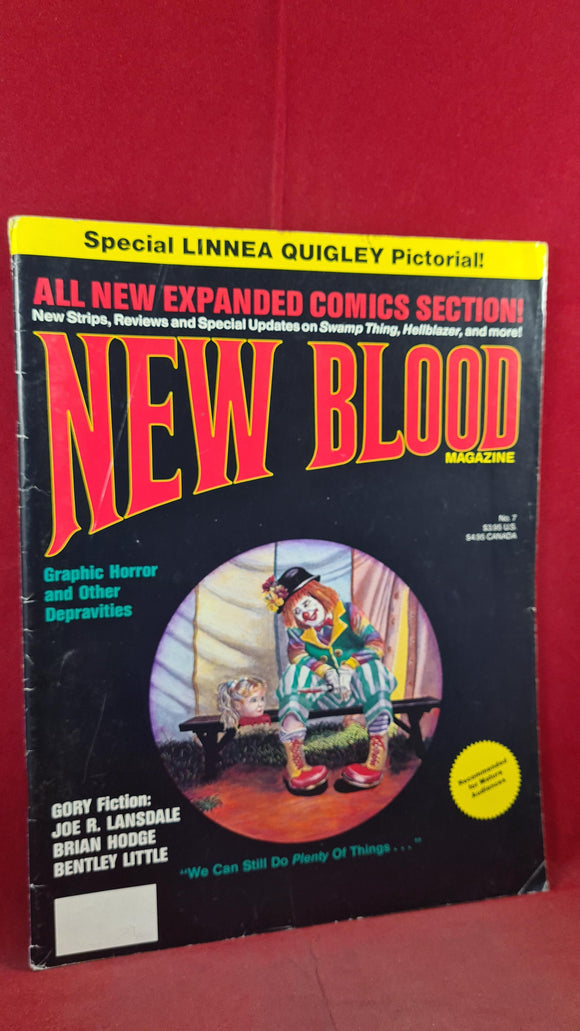 New Blood Magazine Number 7 Volume 3 Number 1 c1988