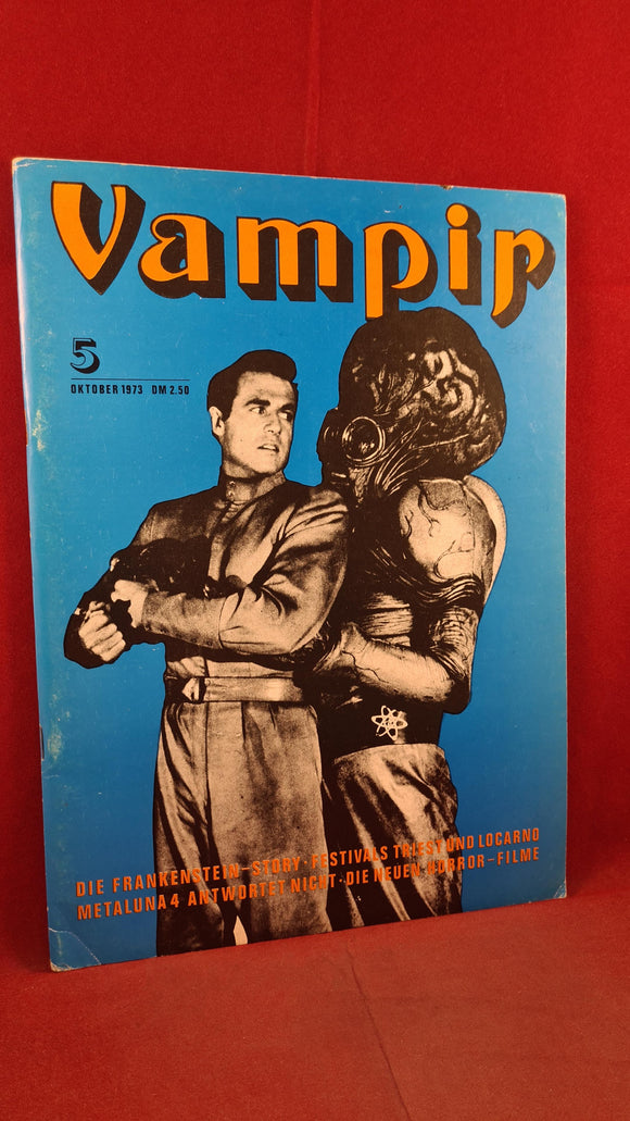 Vampir Magazine Issue 5 October 1973, German Magazine