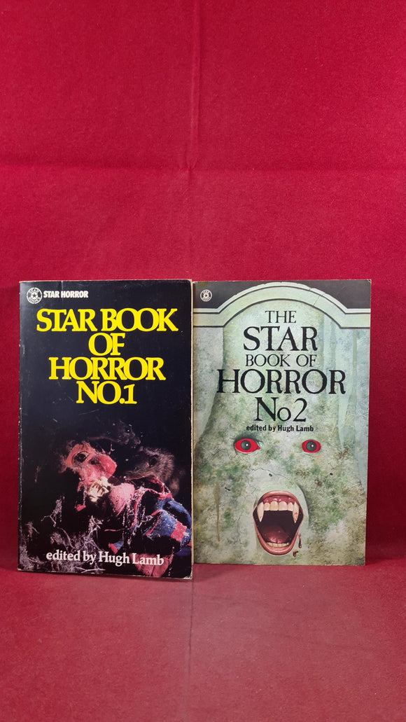 Hugh Lamb - Star Book of Horror No. 1 & 2, 1975 & 76, Inscribed, Signed, Paperback