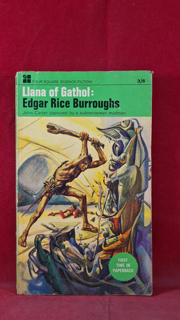 Edgar Rice Burroughs - Llana of Gathol, First Four Square Edition 1967, Paperbacks