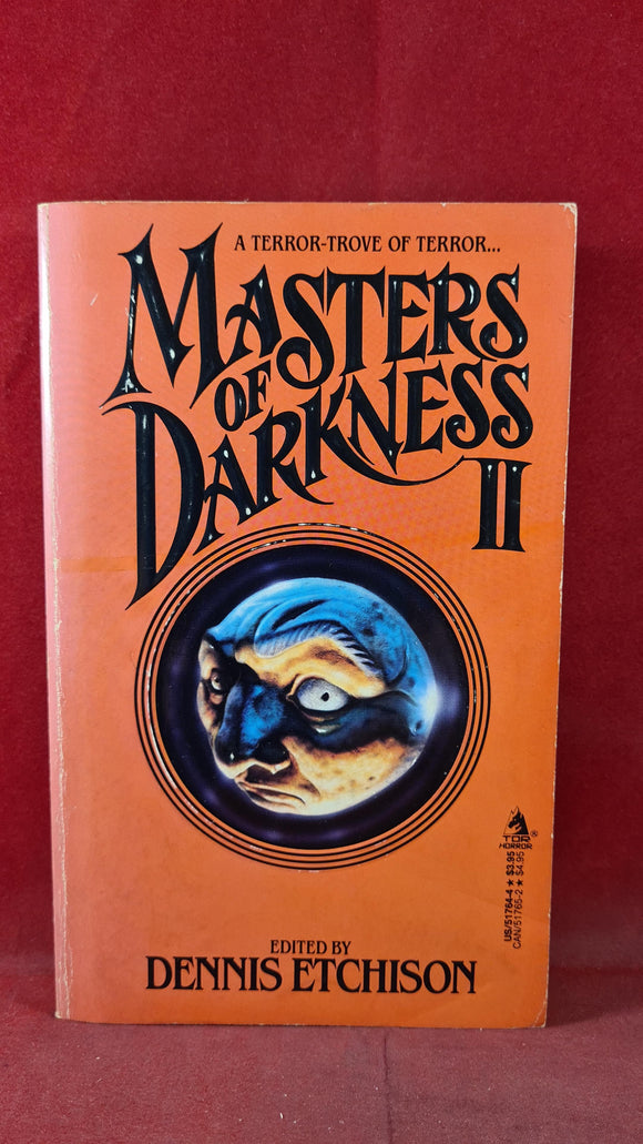 Dennis Etchison - Masters of Darkness II, TOR, 1988, First Edition, Paperbacks