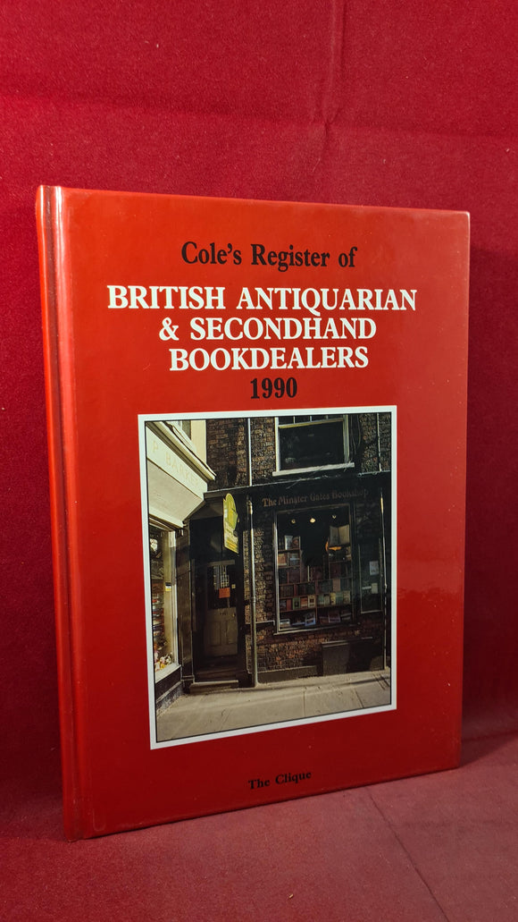 Cole's Register of British Antiquarian & Secondhand Bookdealers, The Clique, 1990