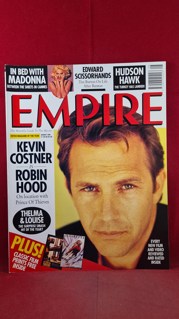 Empire Magazine August 1991, The Monthly Guide To The Movies