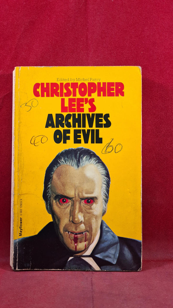 Michel Parry - Christopher Lee's Archives of Evil, Mayflower, 1979, Paperbacks