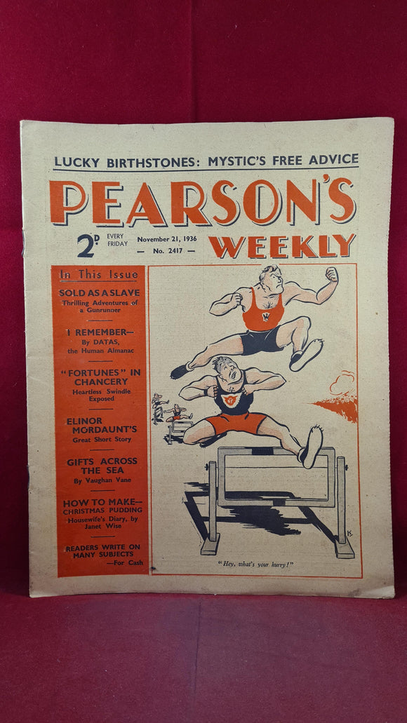 Pearson's Weekly November 21 1936, Elinor Mordaunt