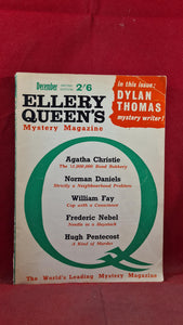 Ellery Queen's Mystery Magazine December 1962, Hercule Poirot, British Edition