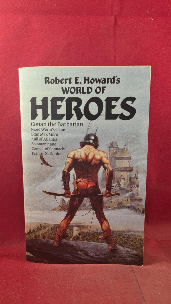 Mike Ashley - Robert E Howard's World of Heroes, Robinson, 1989, Signed, Paperbacks