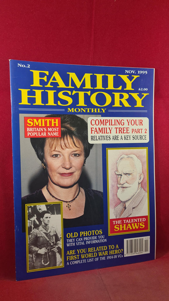 Family History Monthly Magazine Number 2 November 1995, Delia Smith