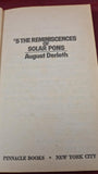 August Derleth - No 5 The Reminiscences of Solar Pons, Pinnacle, 1976, Paperbacks