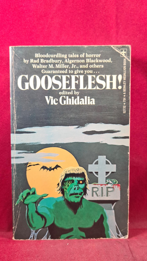 Vic Ghidalia - Gooseflesh! Berkley Medallion, 1974, Paperbacks