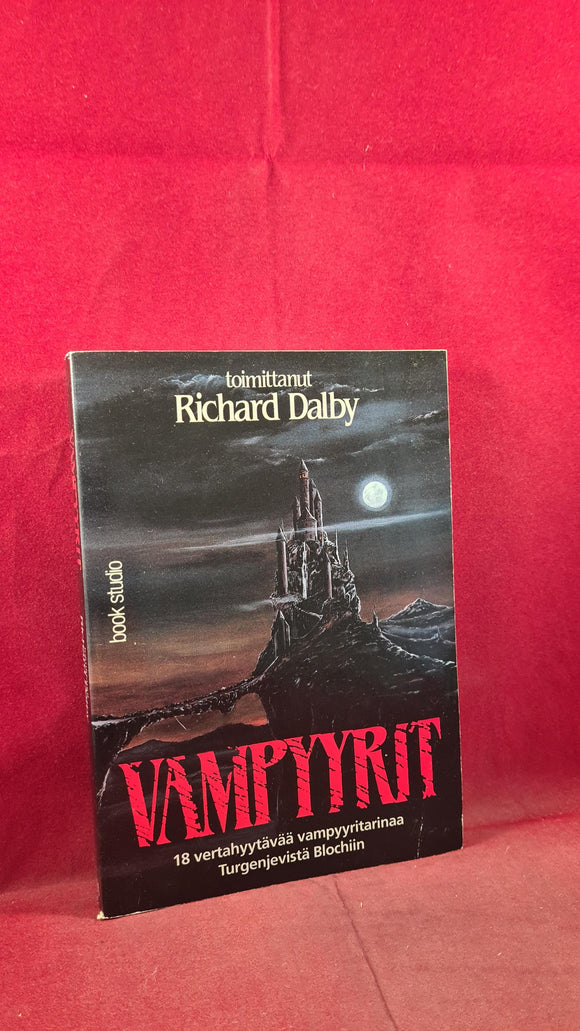 Richard Dalby - Vampire, Book Studio, 1993, Finnish Edition, Paperbacks