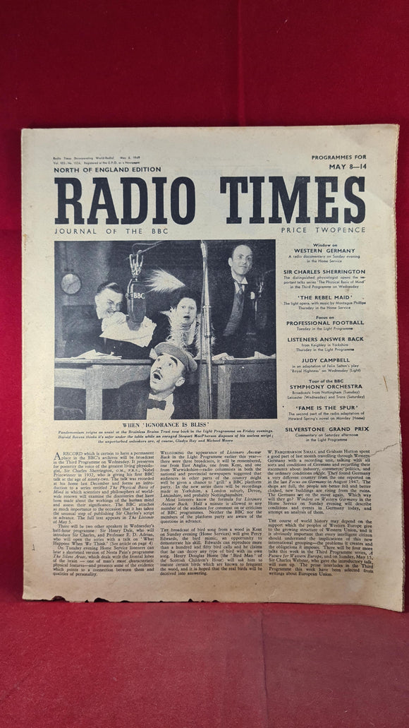 Radio Times March 2 1951 & May 6 1949