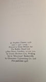 Stephen Chance - Septimus & the Stone of Offering, Bodley Head, 1976, First Edition