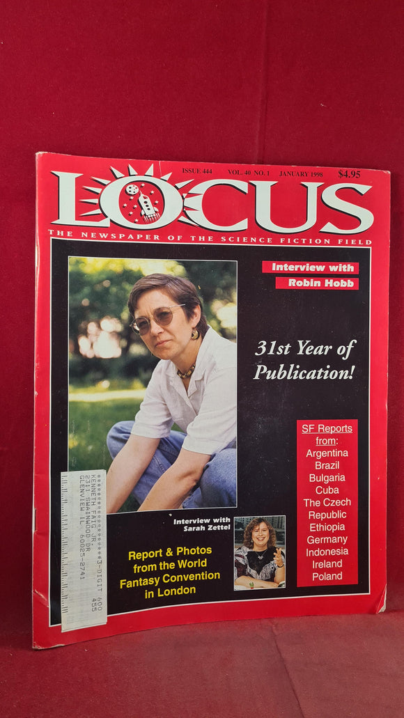 Charles N Brown - Locus  January 1998 Issue 444 Volume 40 Number 1