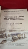 Dominic Winter Book Auctions January 2008, Printed Books & Maps