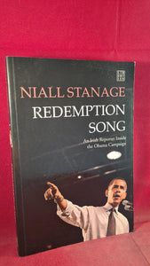 Niall Stanage - Redemption Song, Liberties Press, 2008, First Edition, Inscription, Signed