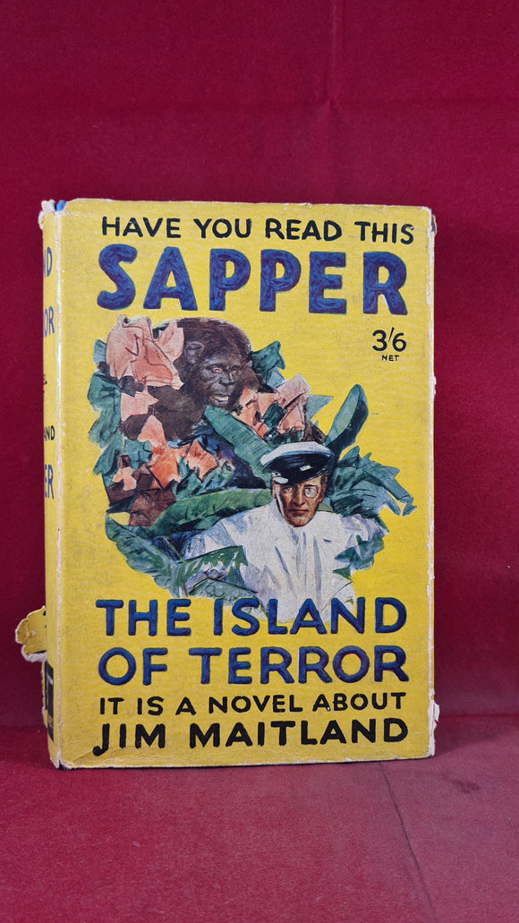 Sapper - The Island of Terror, Hodder & Stoughton, 1932