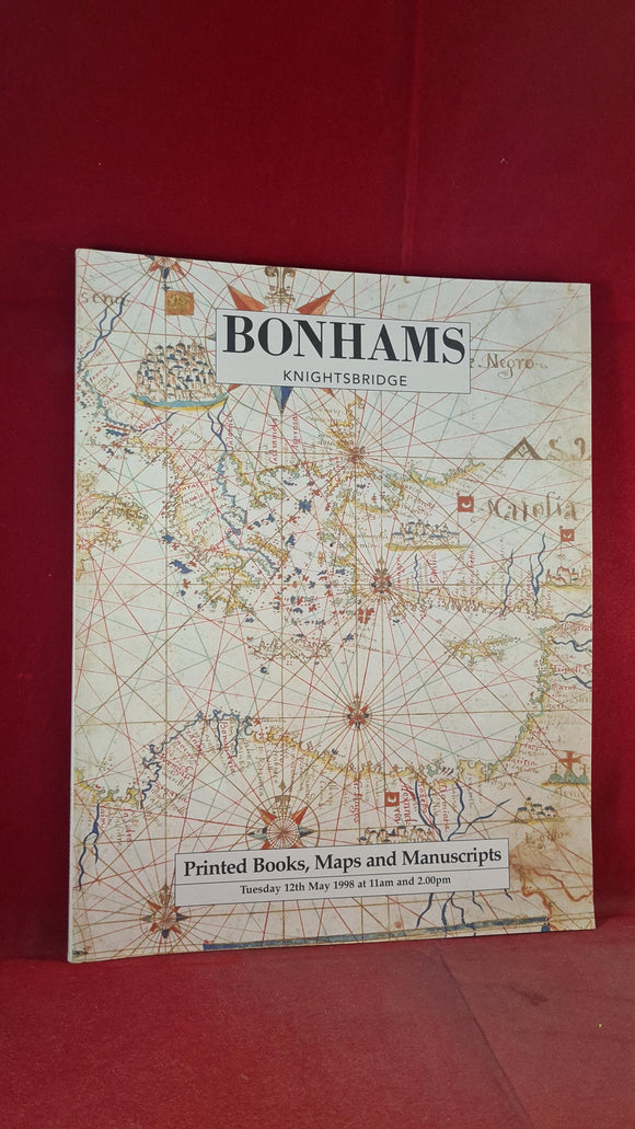 Bonhams 12th May 1998, Printed Books, Maps & Manuscripts, Knightsbridge