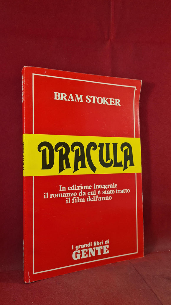 Bram Stoker - Dracula, Gente, 1976, Paperbacks, Italian copy