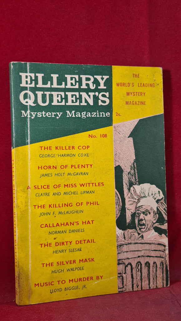 Ellery Queen's Mystery Magazine Number 108 January 1962, British Edition