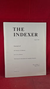 The Indexer Volume 14 Number 3 April 1985