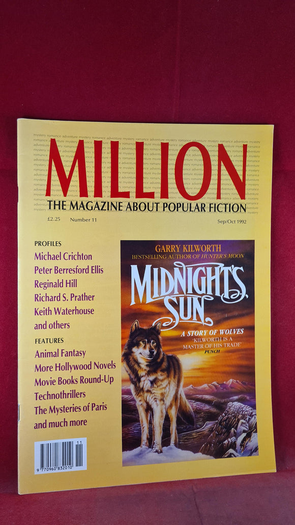Million Magazine of Popular Fiction, Number 11 September/October 1992