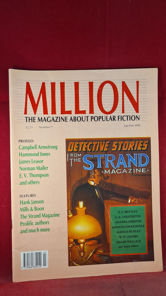 Million Magazine of Popular Fiction, Number 7 January/February 1992