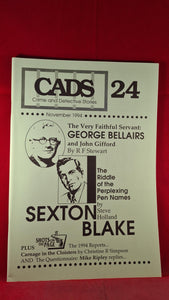 Crime & Detective Stories, CADS Number 24 November 1994