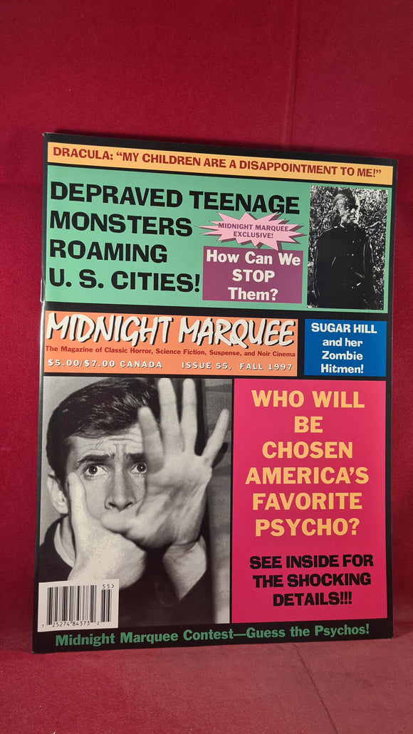 Editor Gary J Svehia - Midnight Marquee Issue 55 Fall 1997