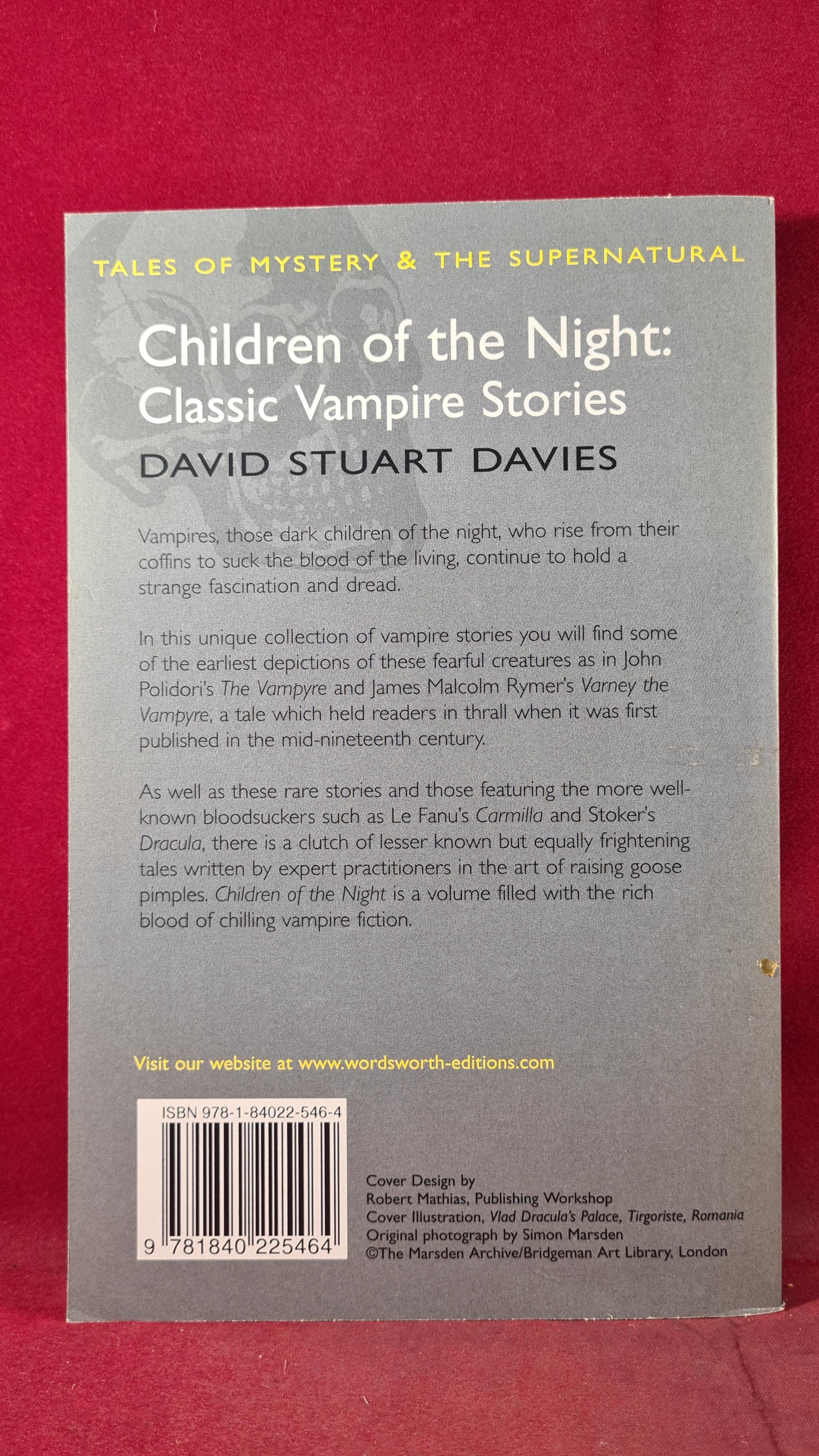 David Stuart Davies - Children of the Night, Wordsworth, 2007, Paperba –  Richard Dalby's Library, image size:2048x3641