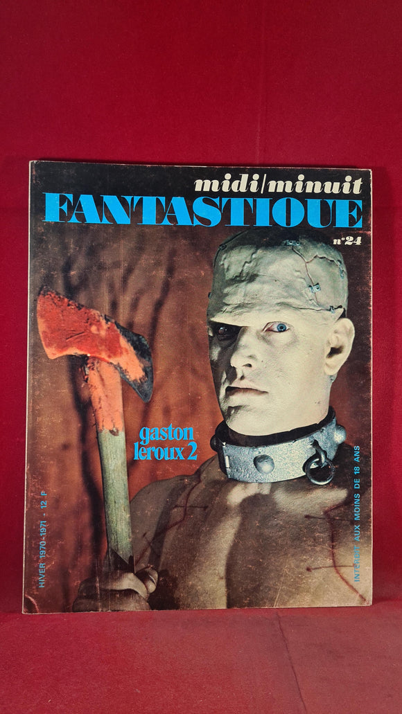 Midi-Minuit Fantastique Number 24, Winter 1970 - 1971, French Edition