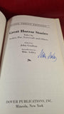 John Grafton - Great Horror Stories, Dover, 2008, Signed, Paperbacks