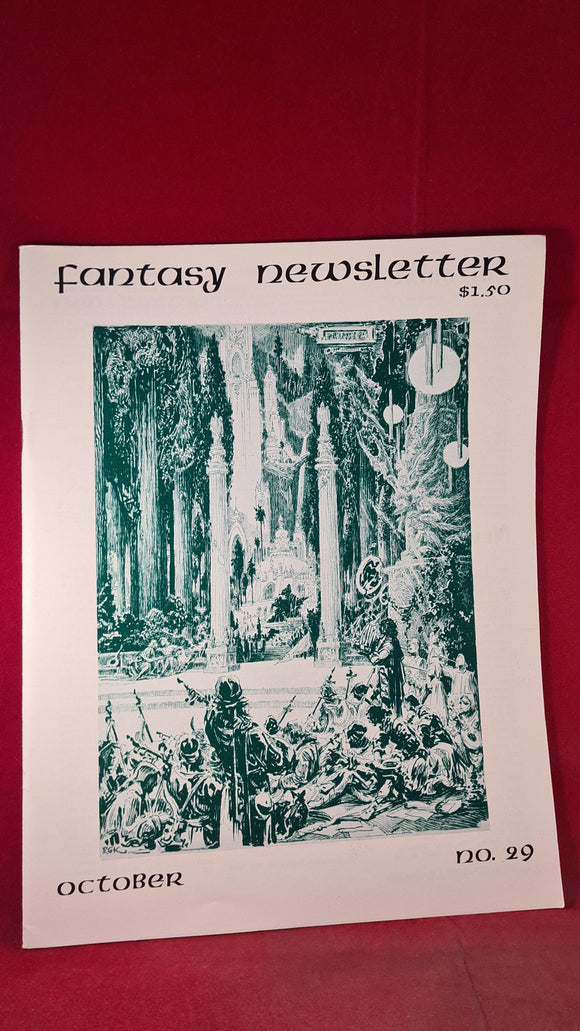 Fantasy Newsletter Volume 3 Number 10 Issue 29 October 1980