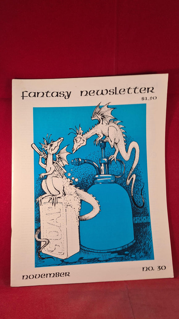 Fantasy Newsletter Volume 3 Number 11 Issue 30 November 1980