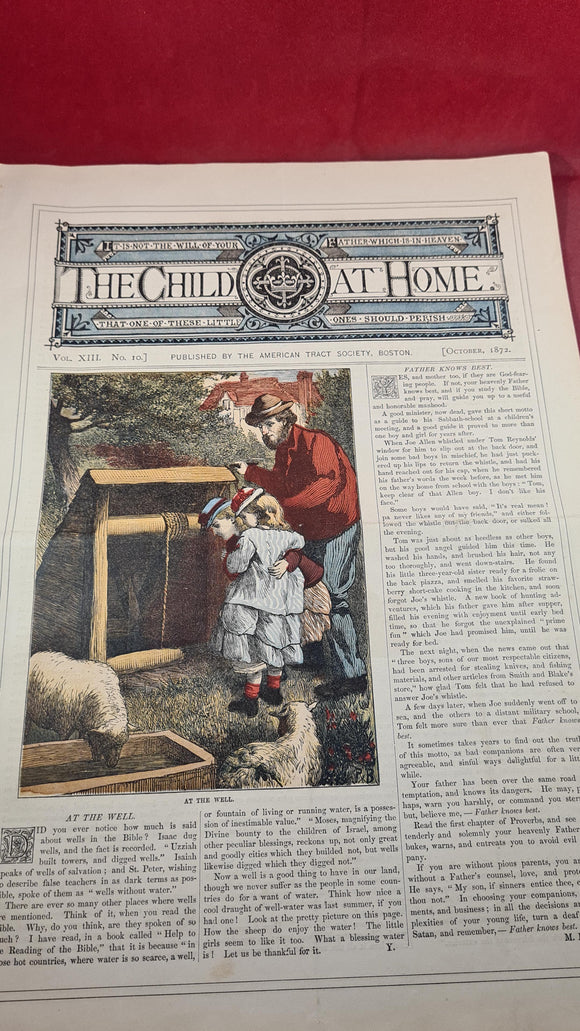 The Child At Home Volume XIII Number 10 October 1872