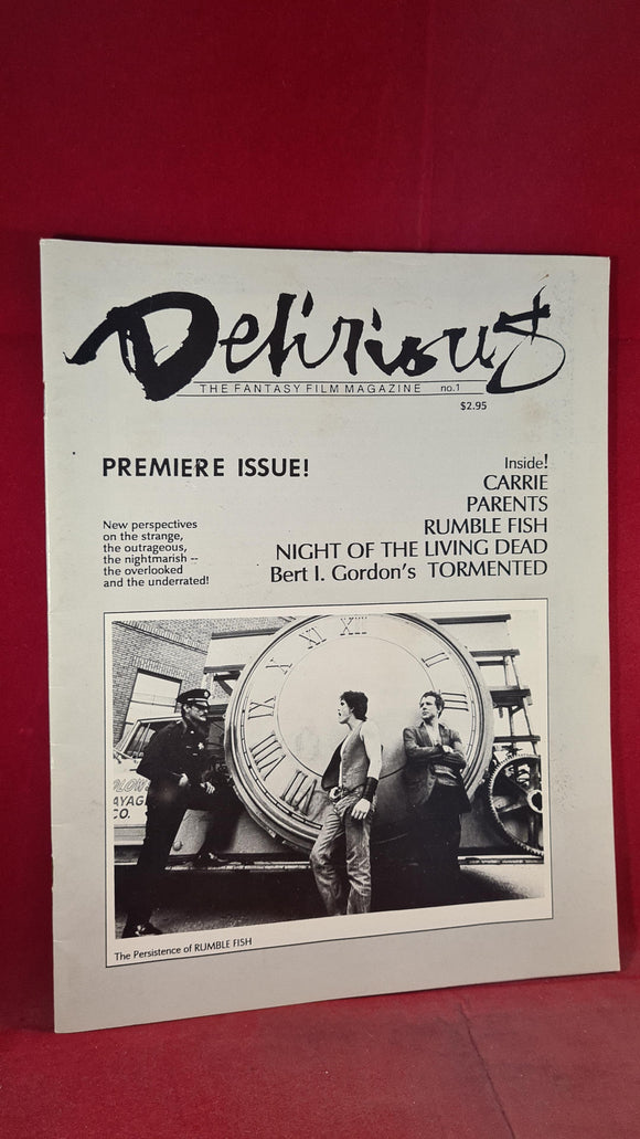 Delirious The Fantasy Film Magazine Number 1 1992
